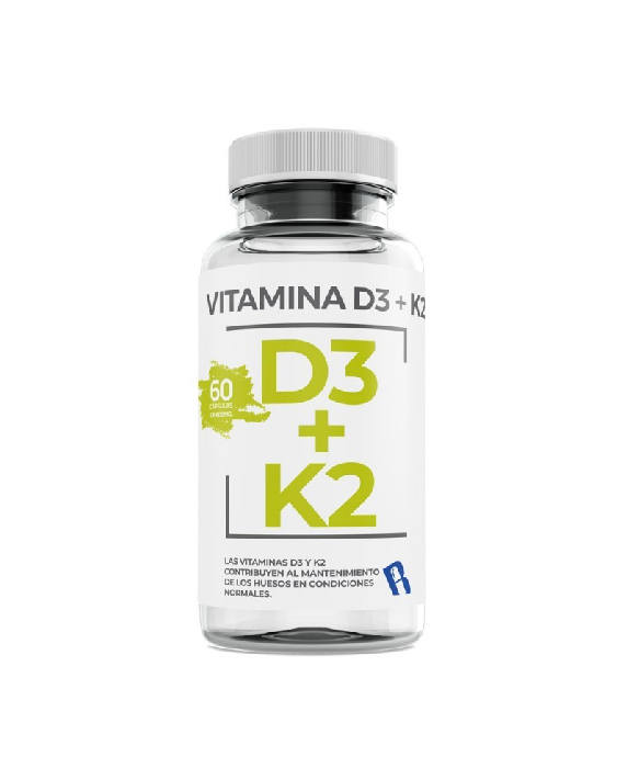 Vitamina D3 + K2 | 60 Cápsulas